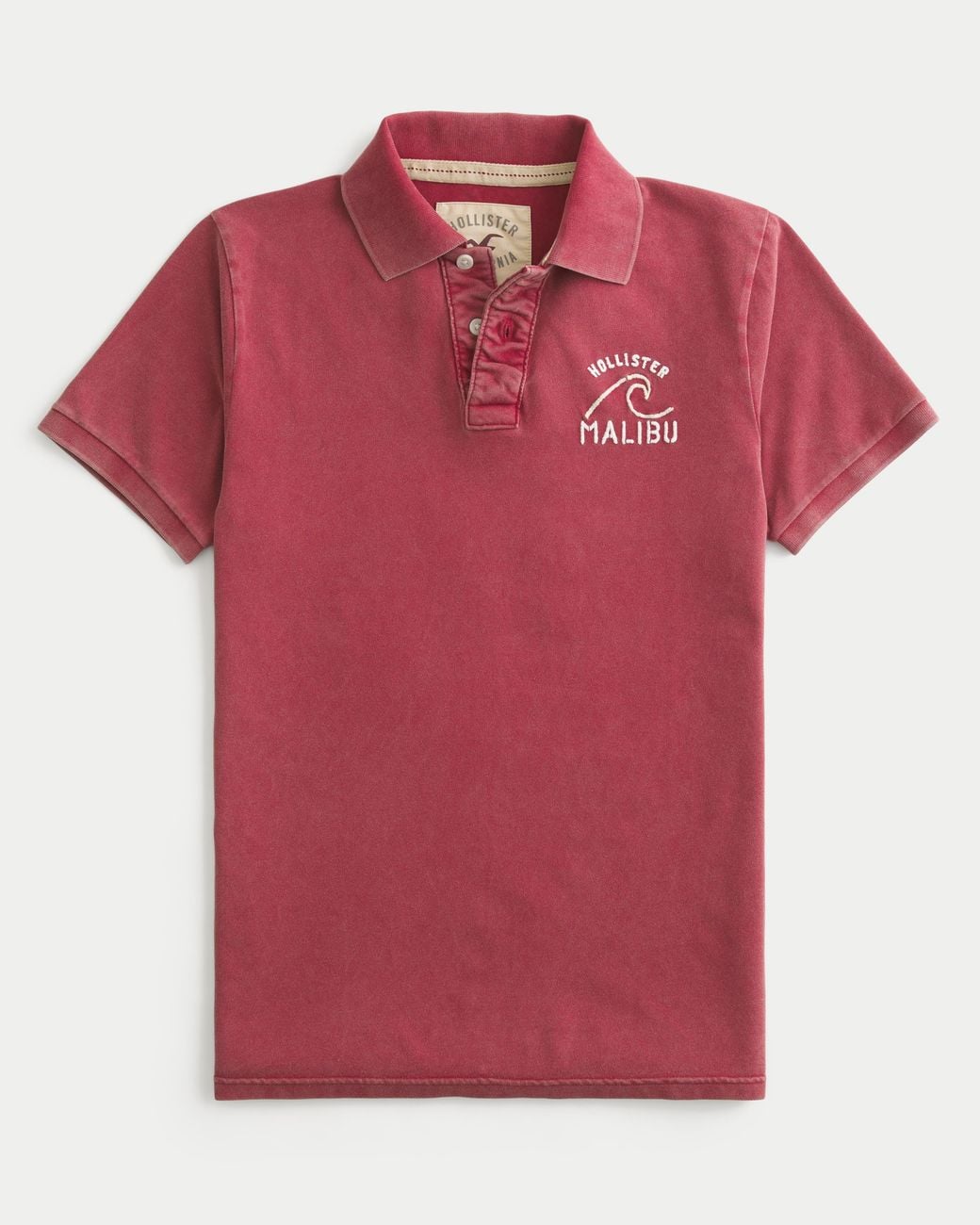 Hollister Red Logo Graphic Polo for men