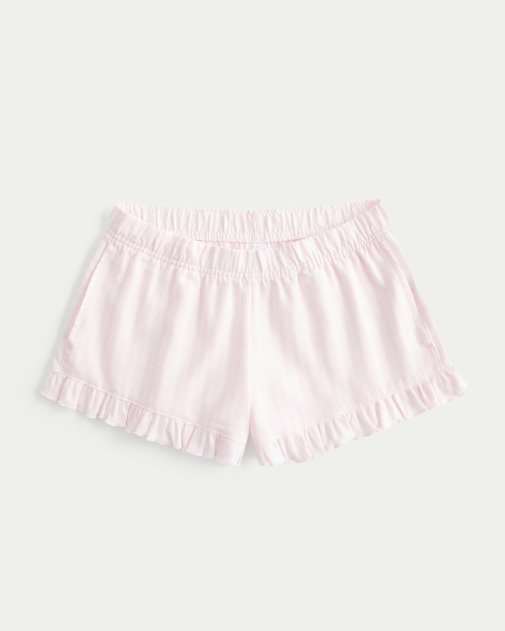 Hollister Pink Flannel Ruffle Shorts
