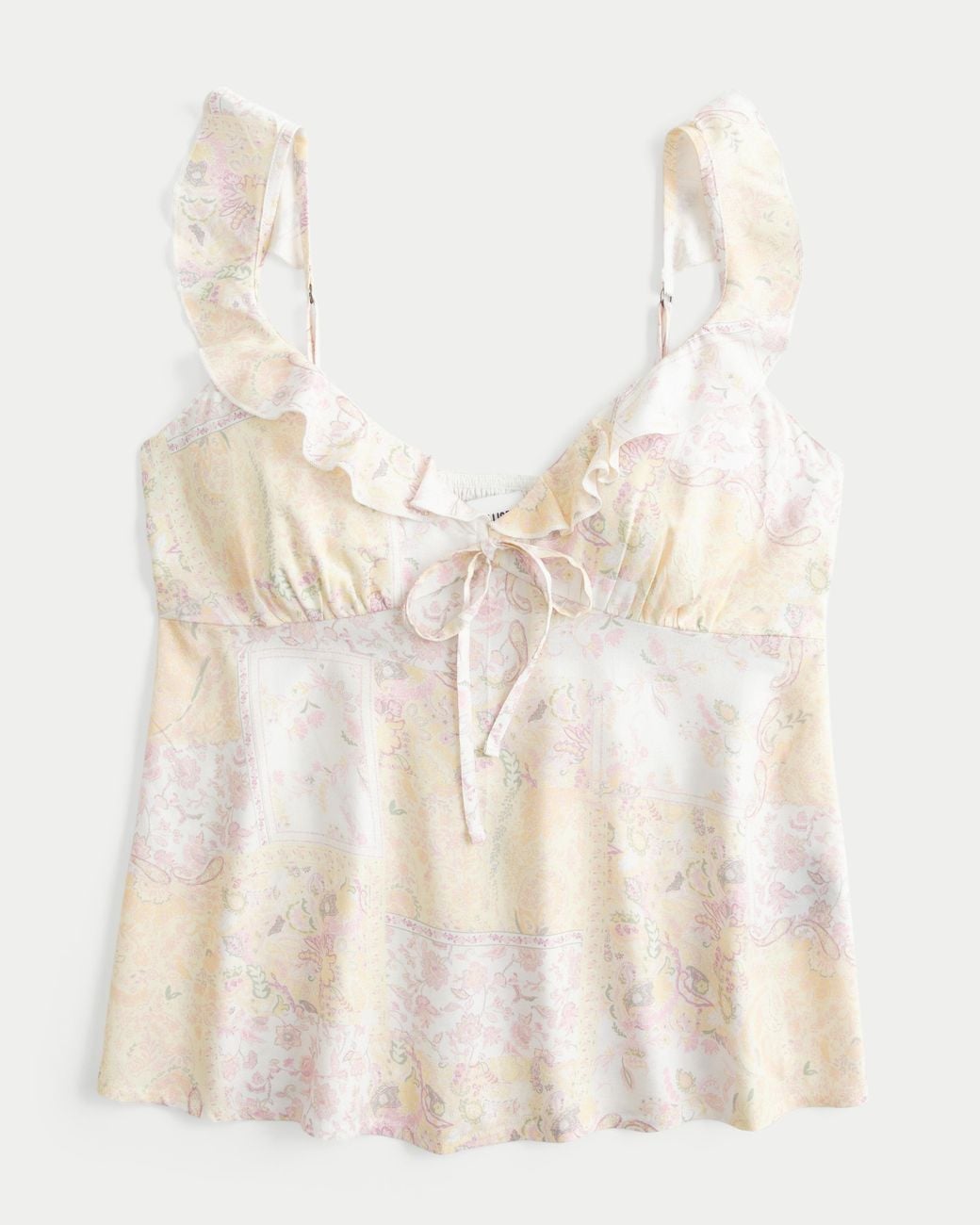 Hollister Natural Easy Ruffle Tank