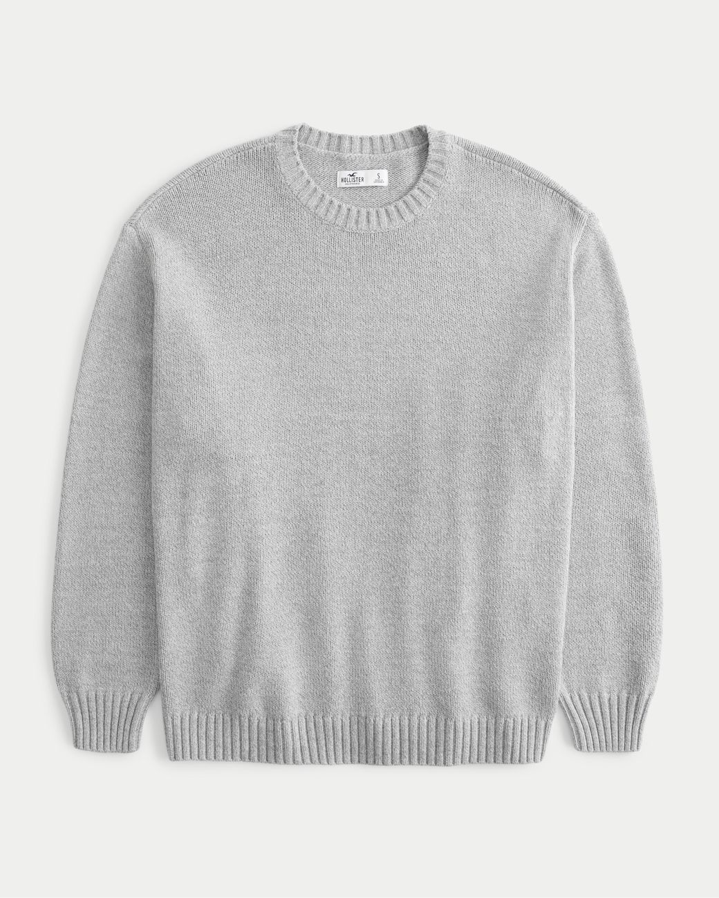 Light grey oversized sweater top