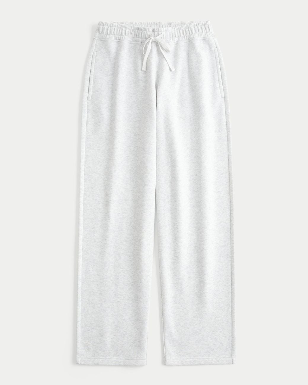 Hollister White Low-rise Baggy Sweatpants