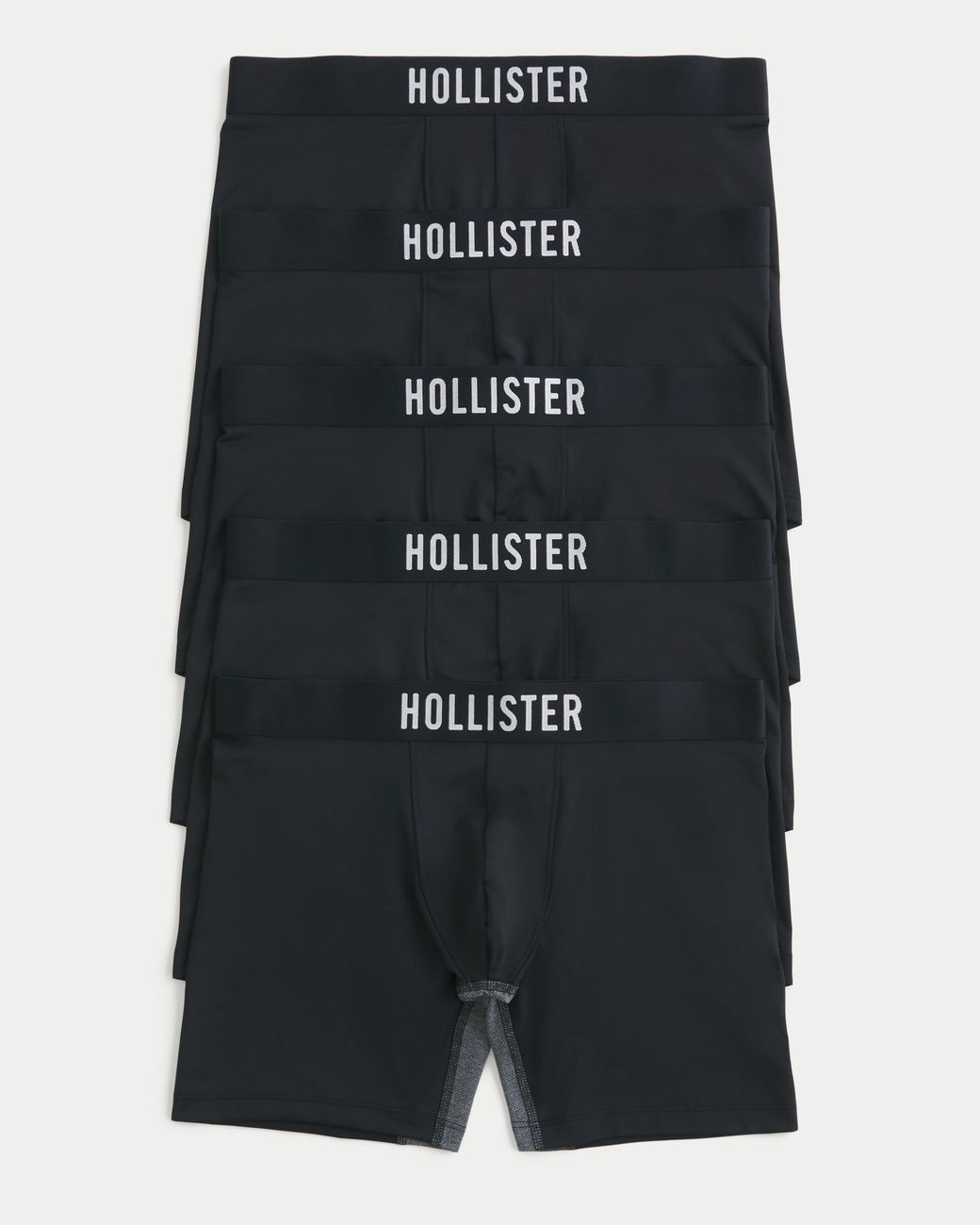 Hollister Black Cooling Boxer Brief 5-pack for men
