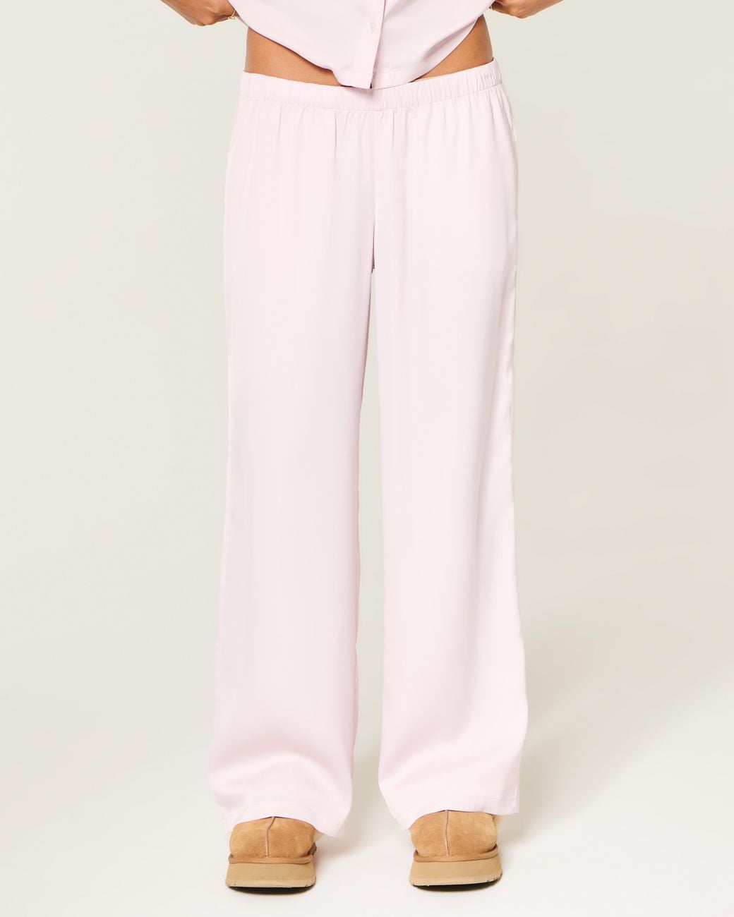 Hollister Pink Wide-leg Pants