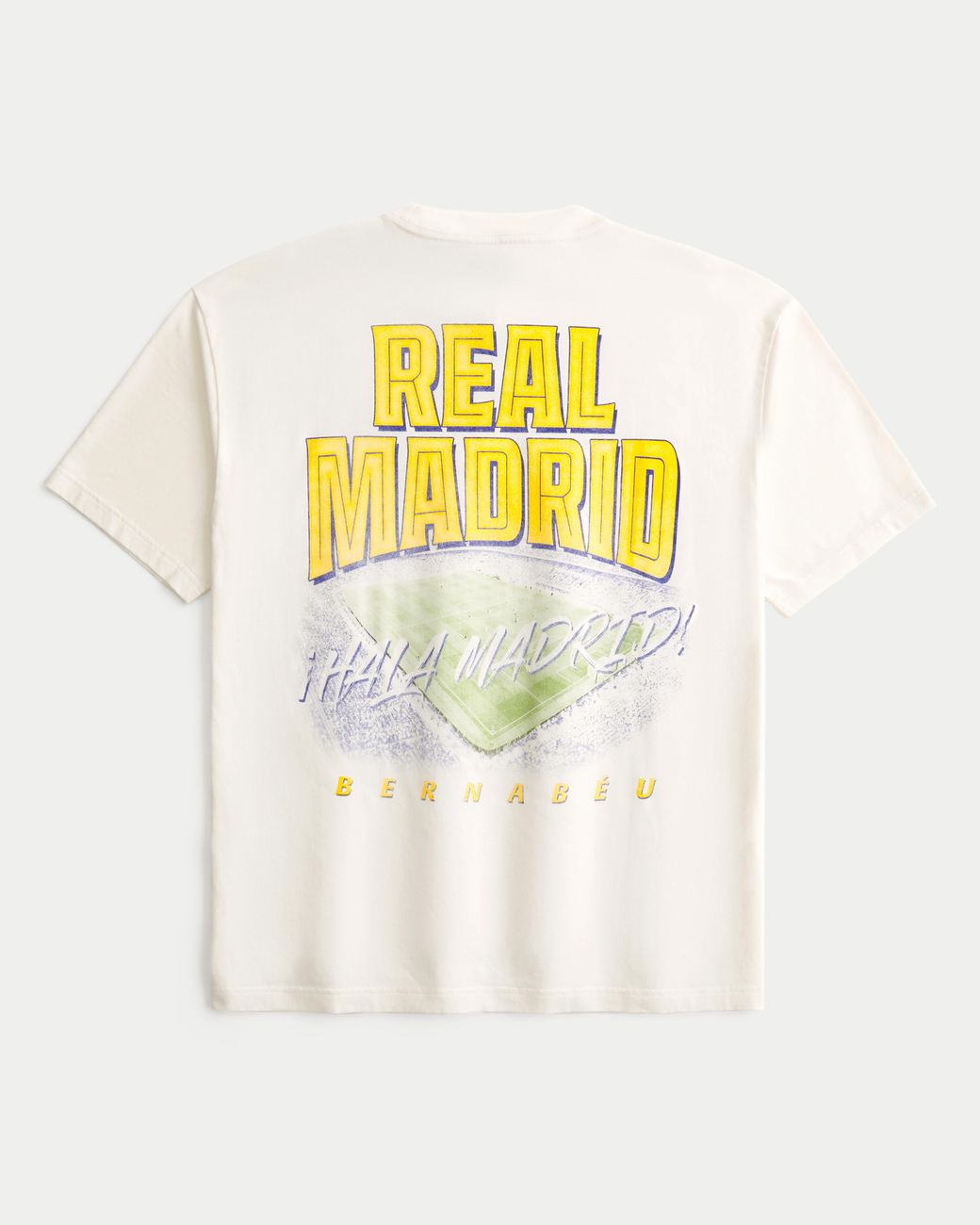 Hollister Yellow Real Madrid Cf Graphic Tee for men