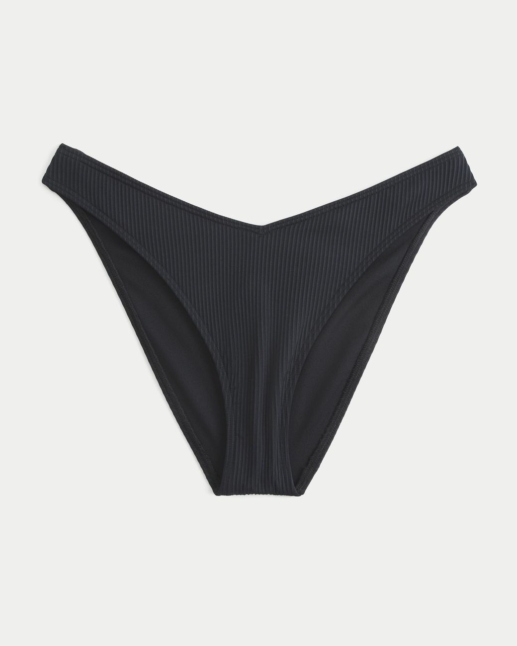 Hollister Blue Ribbed Cheeky Bikini Bottom