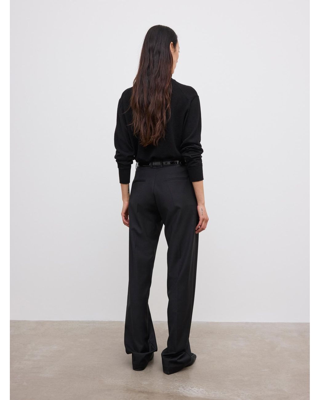 House of Dagmar White Classic Suit Trouser