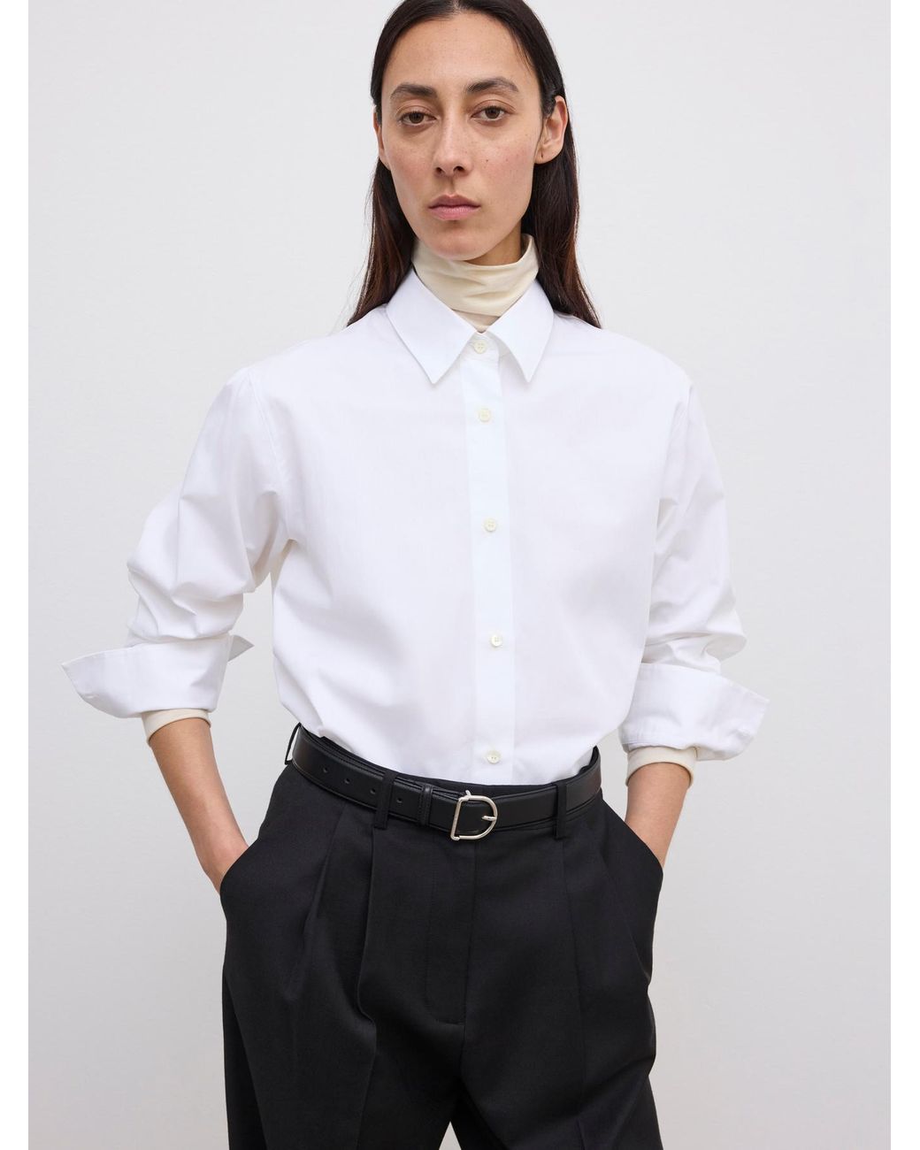 House of Dagmar Black Wide Suit Trousers
