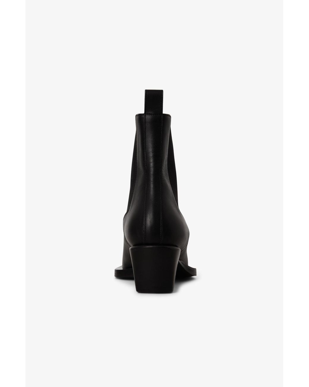House of Dagmar Black Square Toe Chelsea Boots