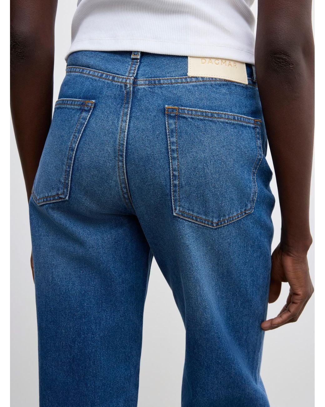 House of Dagmar Blue Wide Leg Denim