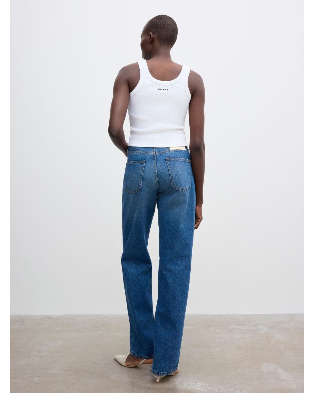 House of Dagmar Blue Wide Leg Denim