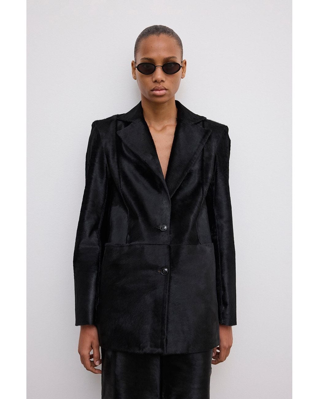 Pony Leather Blazer from House of Dagmar