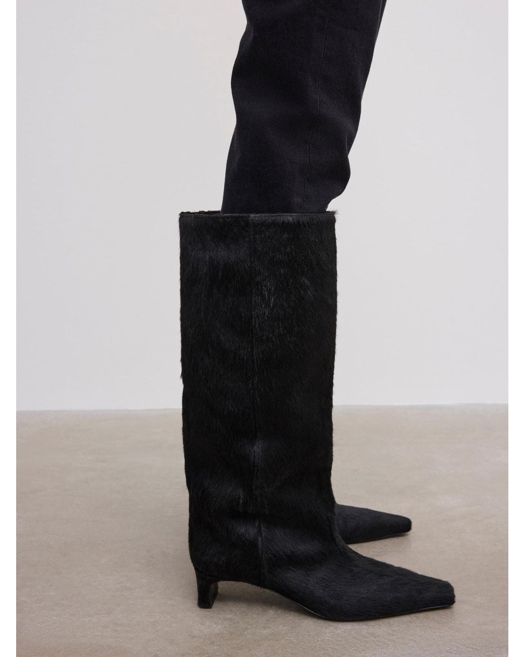 House of Dagmar Black Boot Pony Hair
