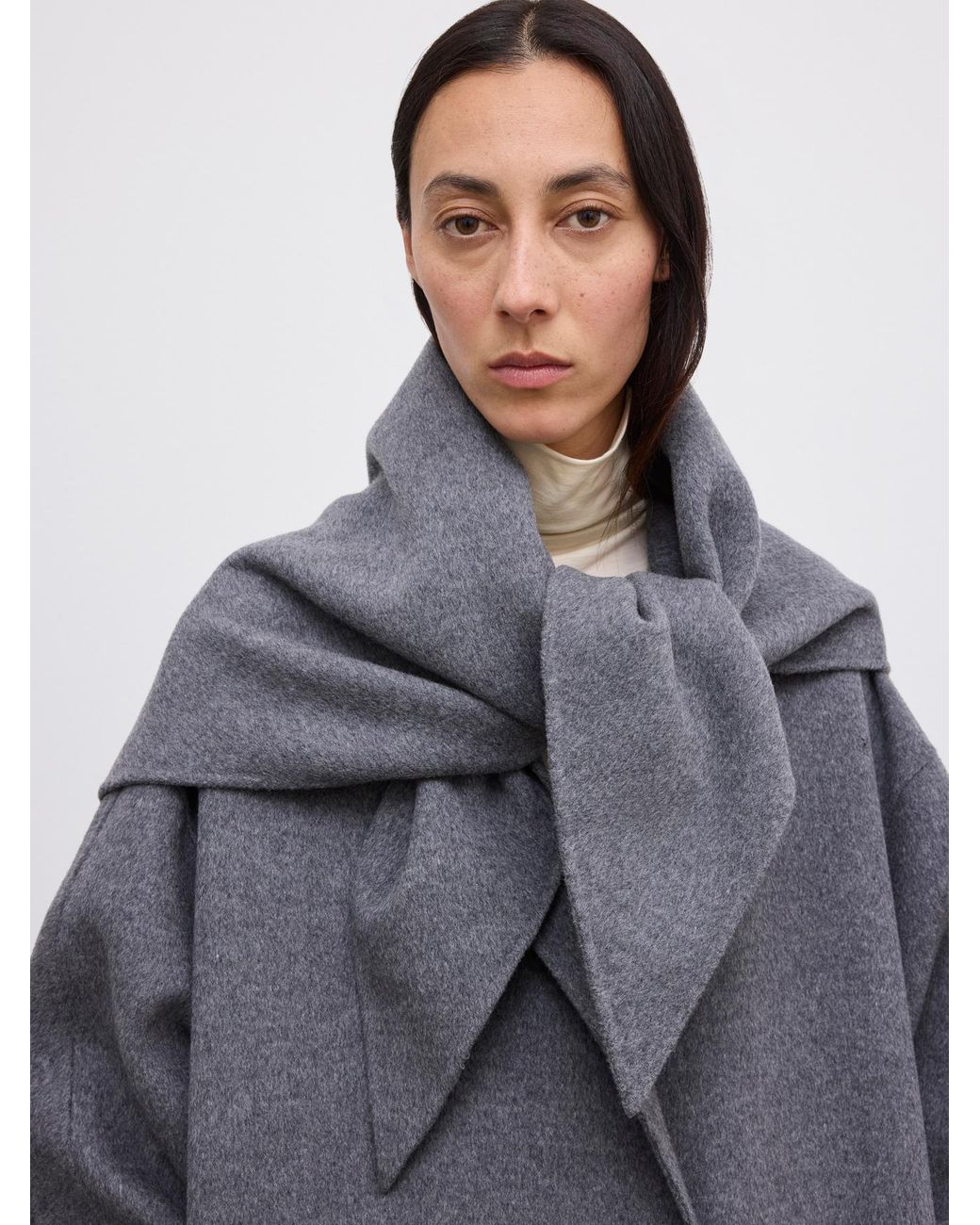 House of Dagmar Gray Doublã Scarf