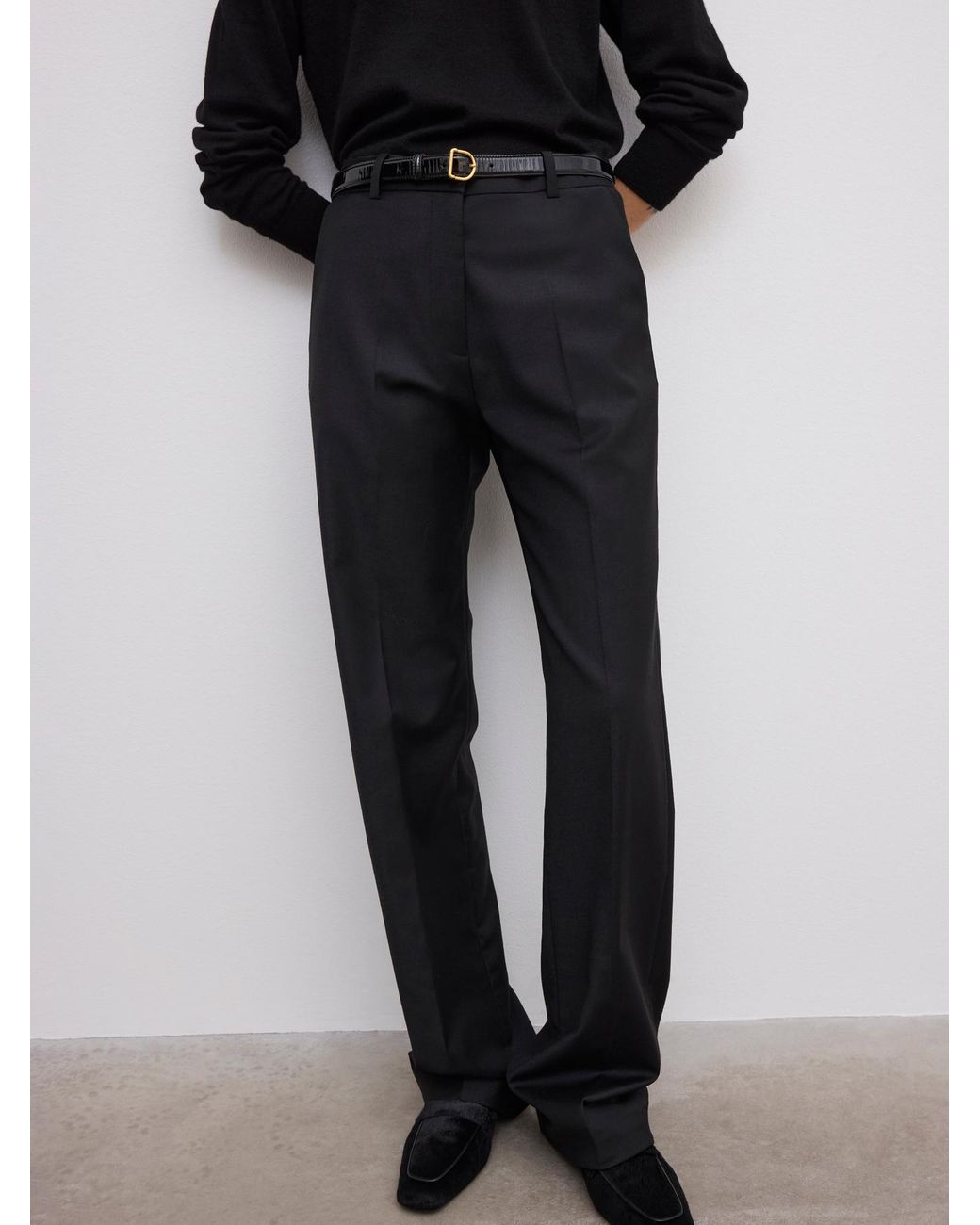 House of Dagmar White Classic Suit Trouser