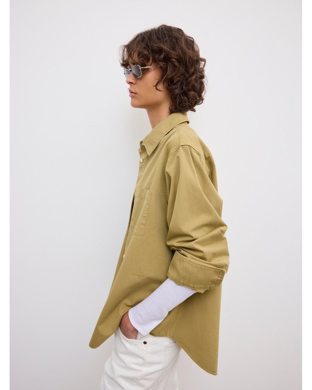 House of Dagmar White Classic Washed Shirt
