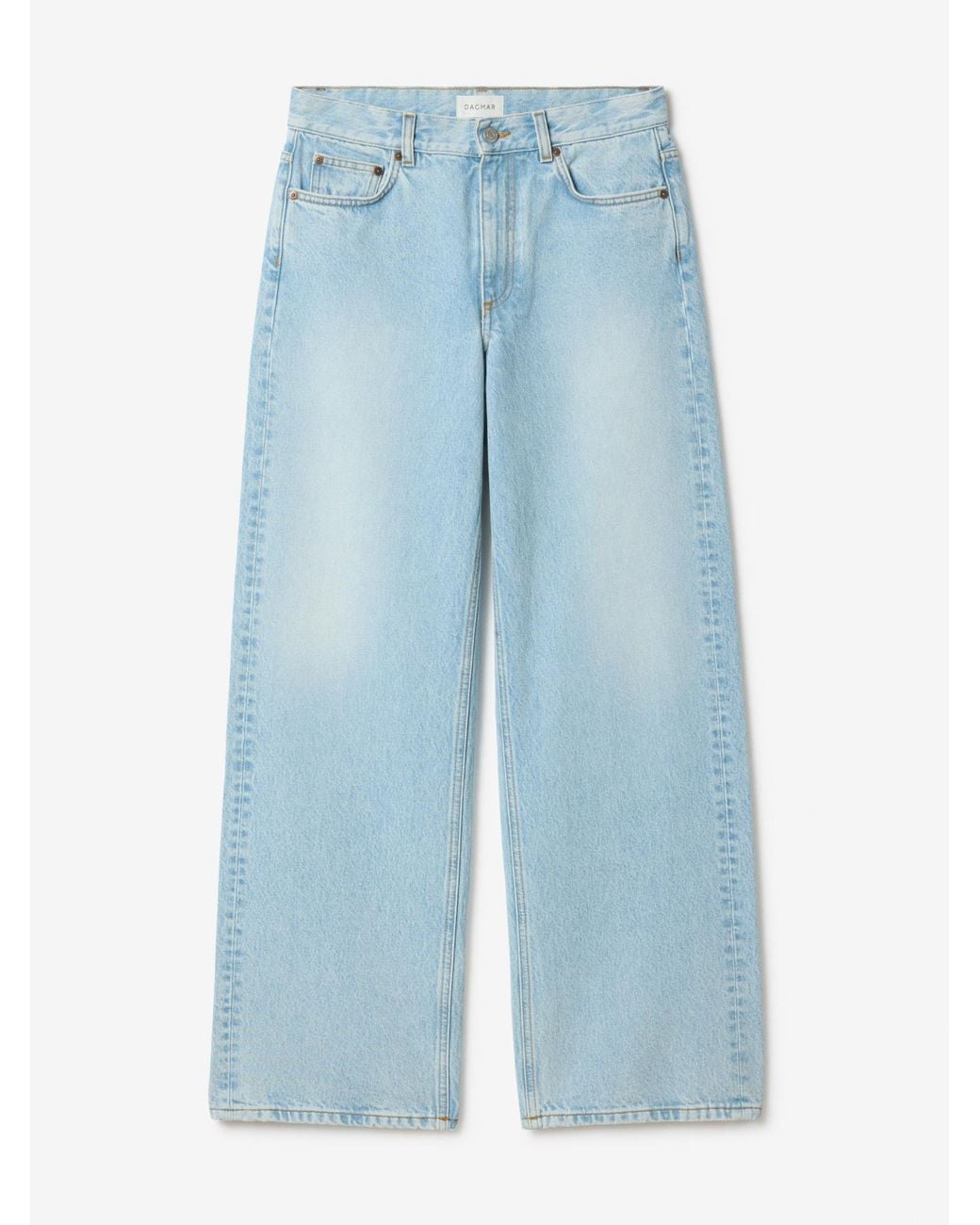 House of Dagmar Blue Baggy Fit Denim