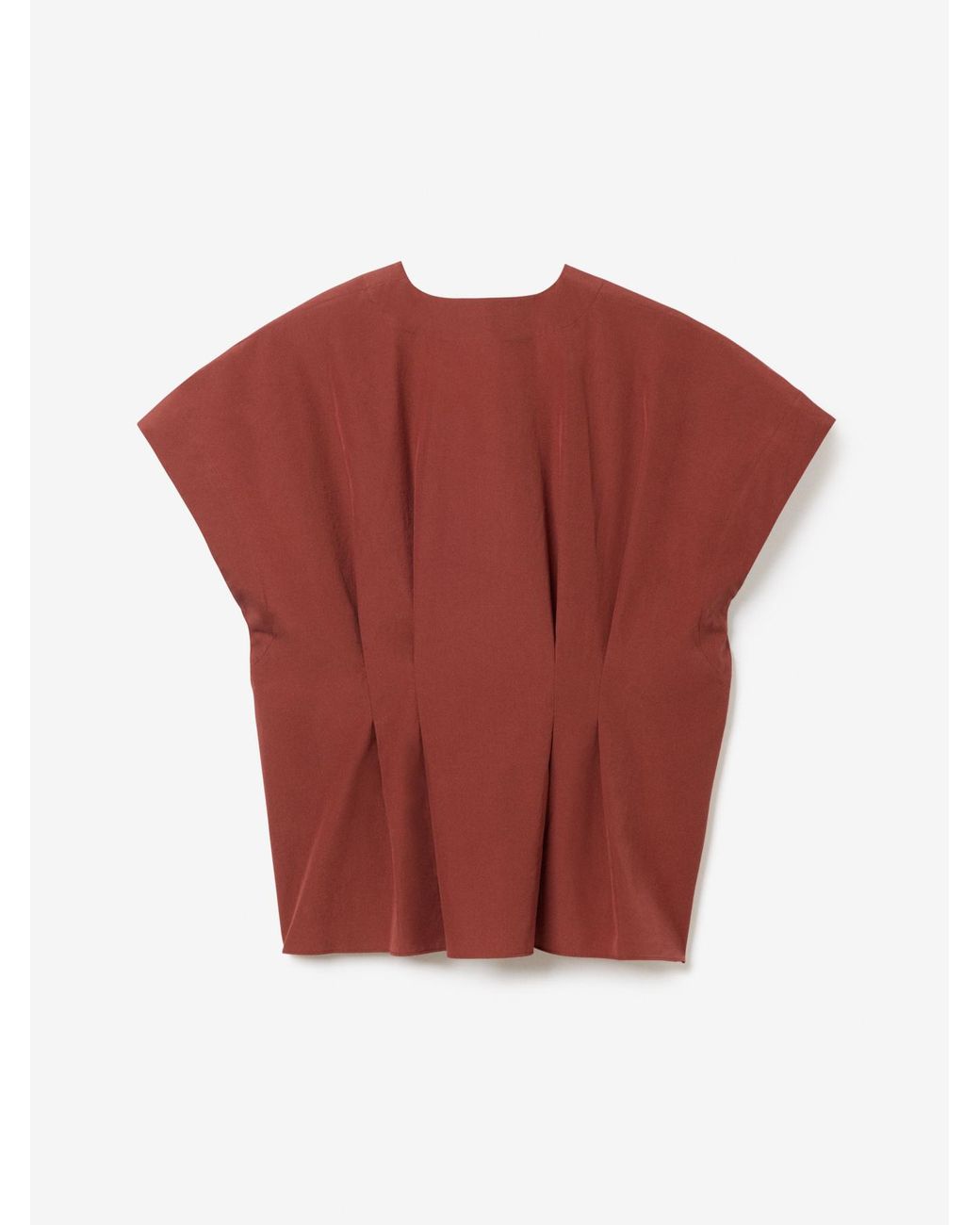 House of Dagmar Red Cinched Cotton Top