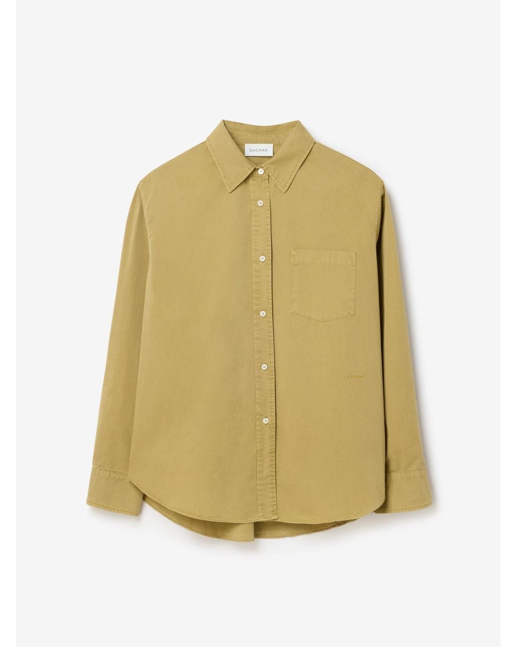 House of Dagmar White Classic Washed Shirt