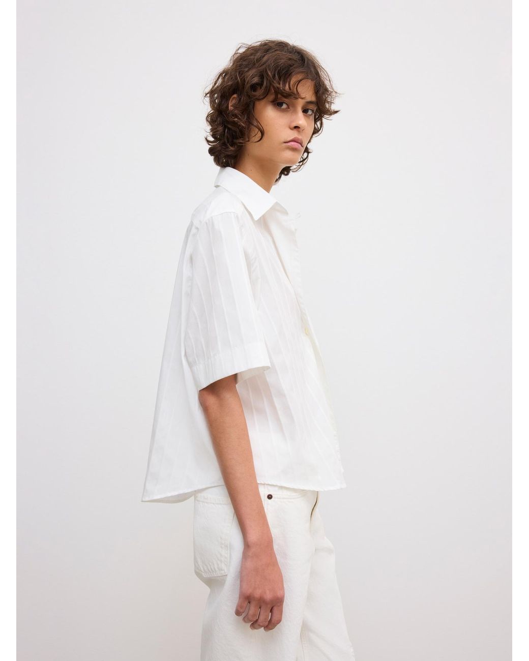 House of Dagmar White Shortsleeve Shirt