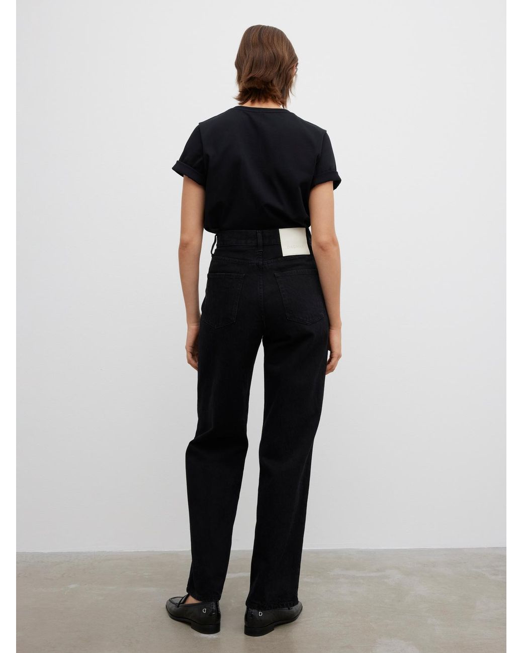 House of Dagmar Black Wide Leg Denim