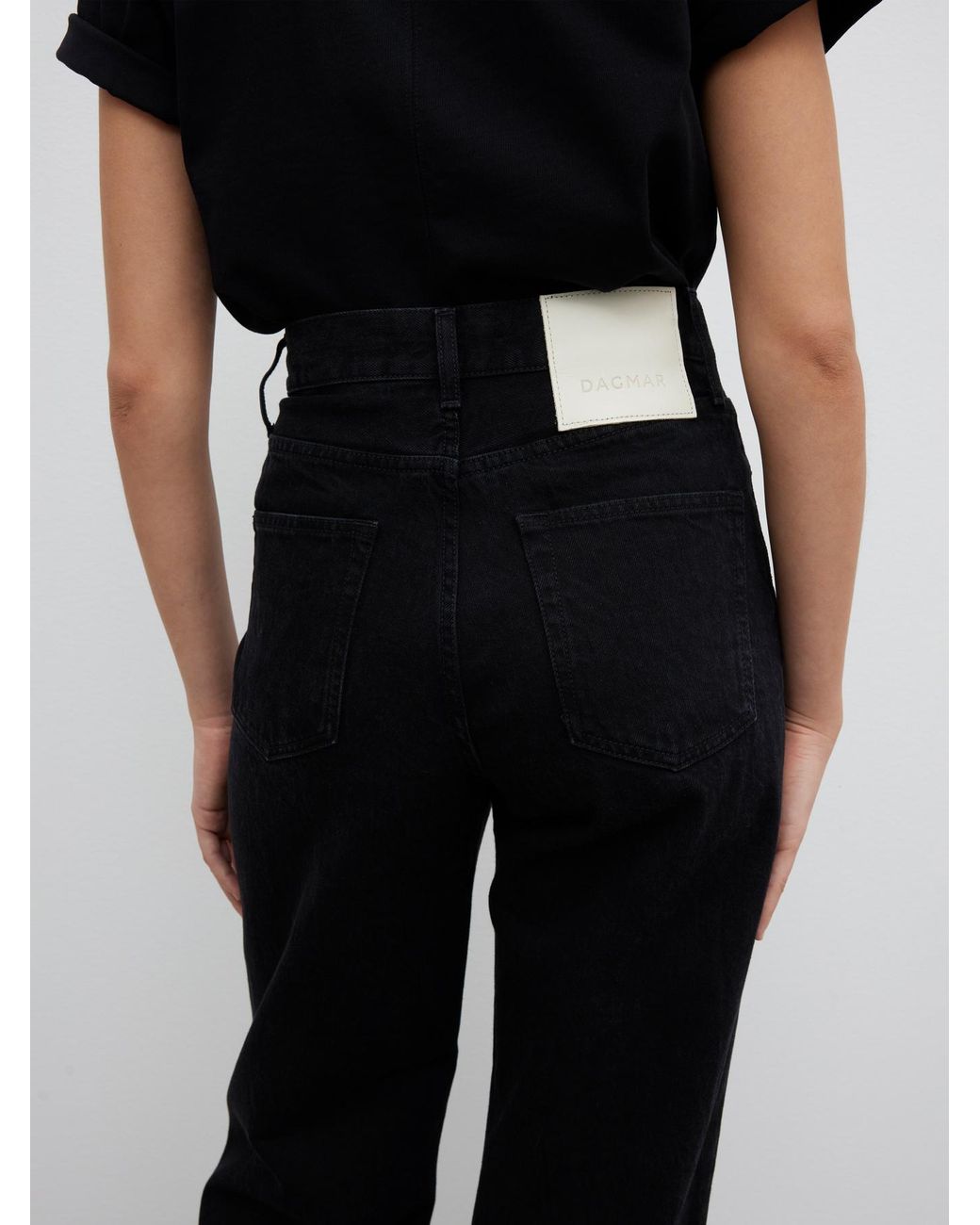 House of Dagmar Black Wide Leg Denim