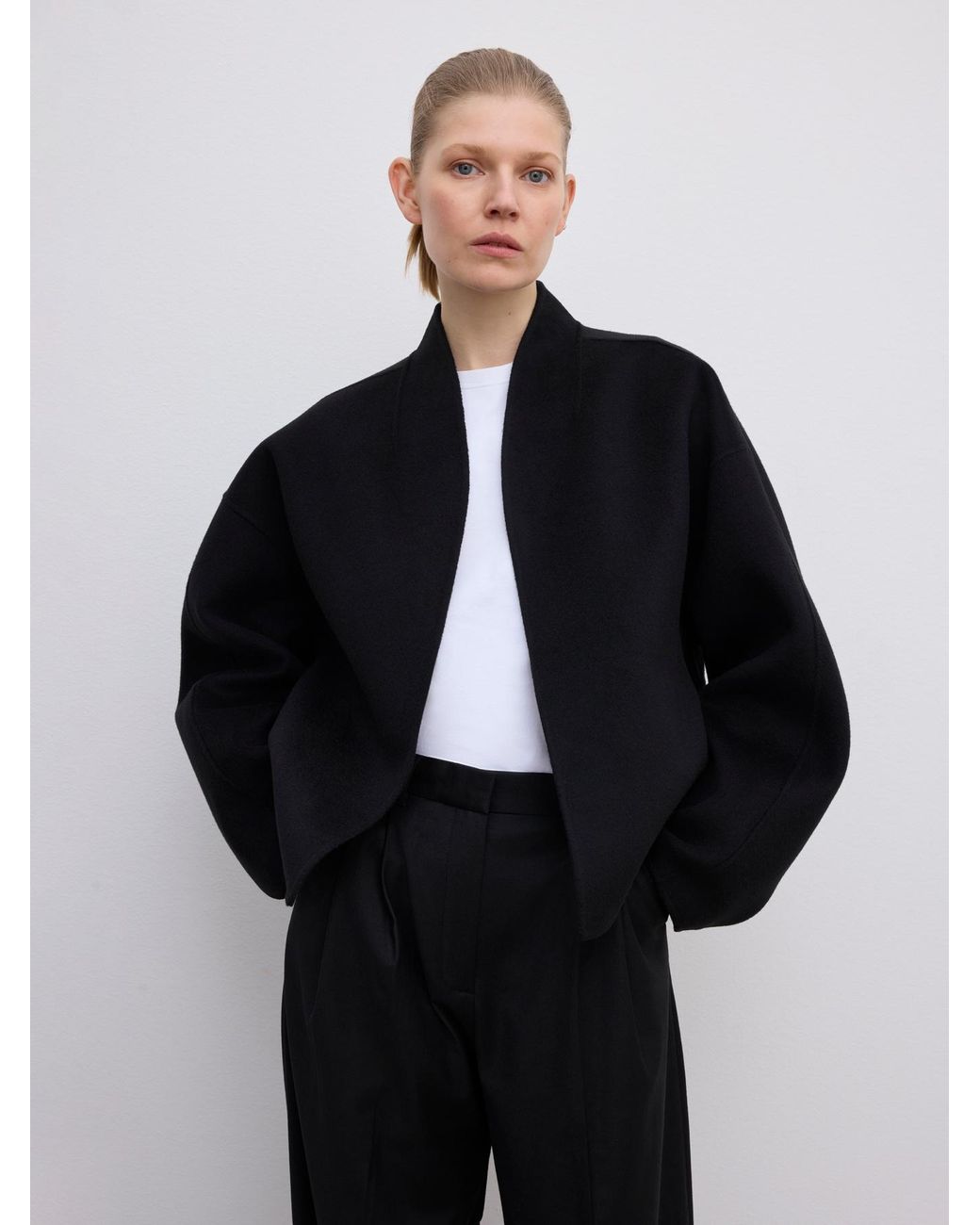 House of Dagmar Black Short Doublé Jacket