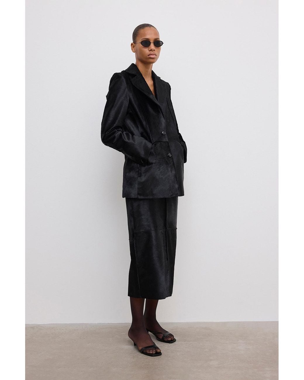 Pony Leather Blazer from House of Dagmar