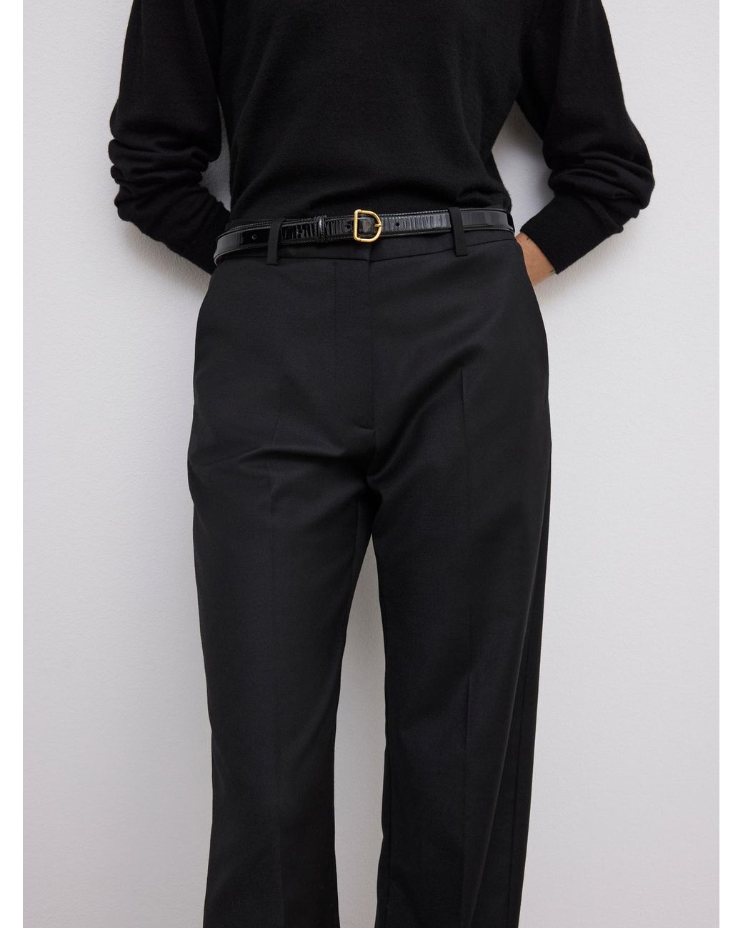 House of Dagmar White Classic Suit Trouser