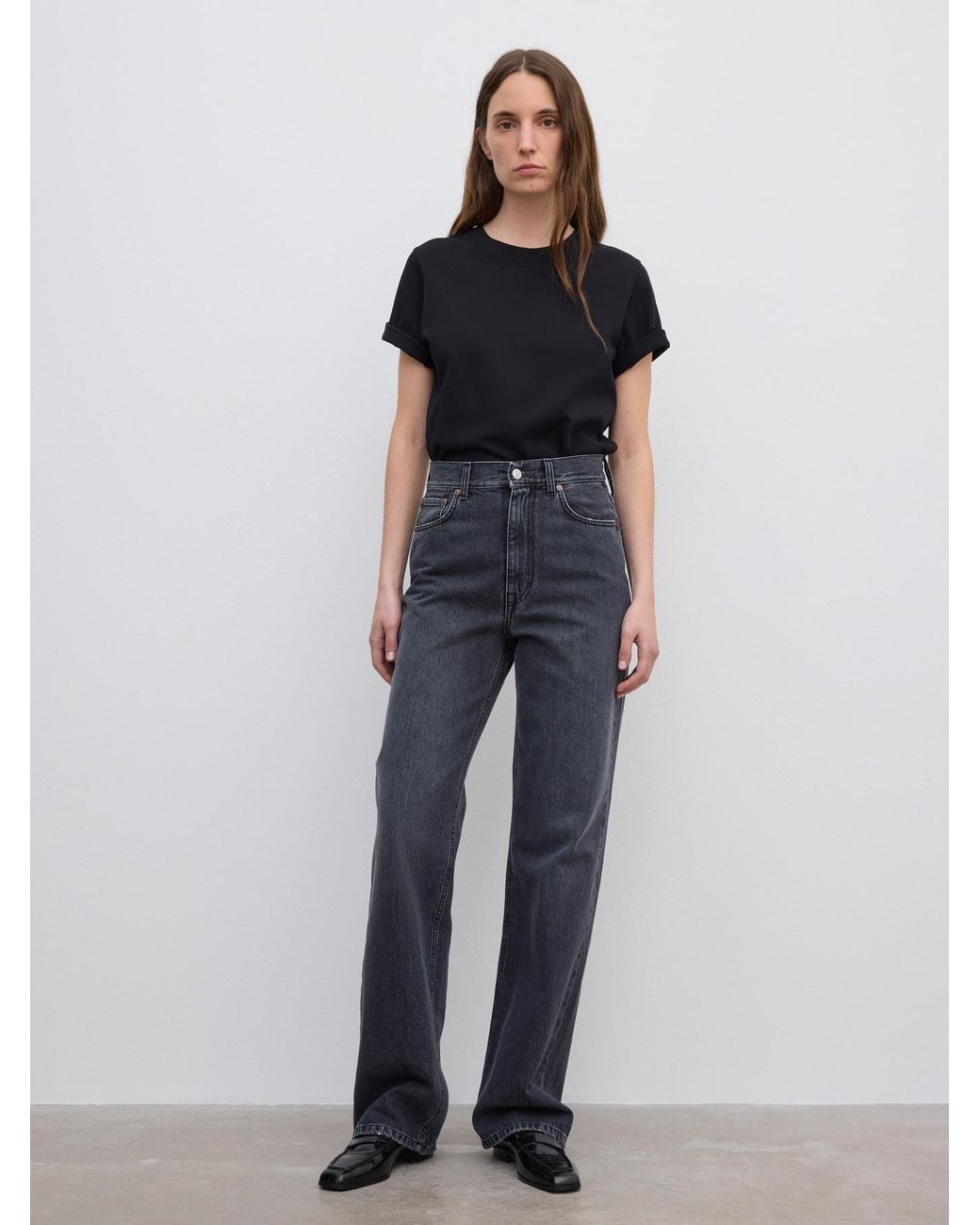 House of Dagmar Blue Wide Leg Denim