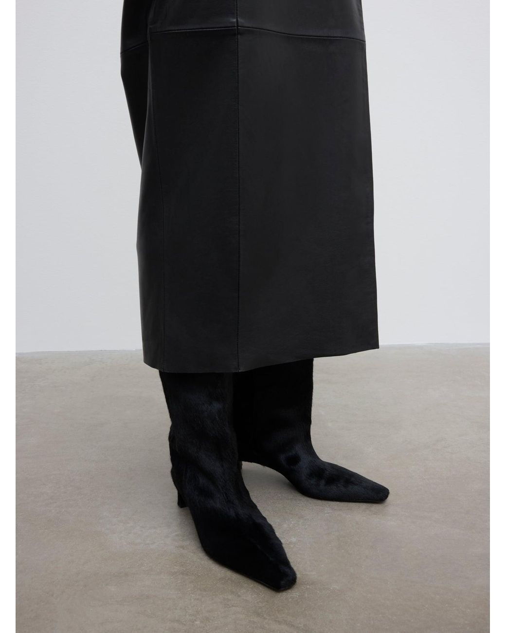 House of Dagmar Black Boot Pony Hair