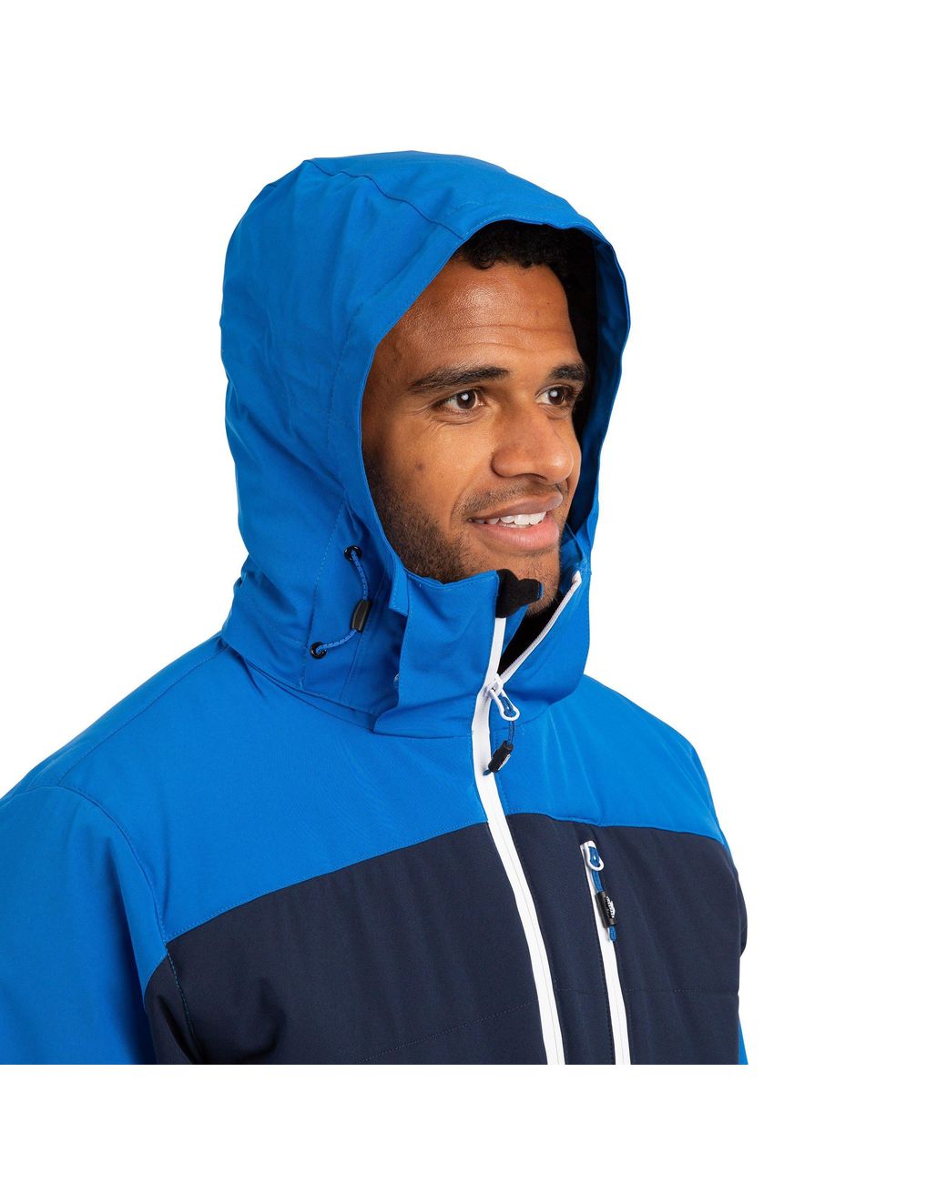 Trespass Blue Bowie Waterproof Ski Jacket for men