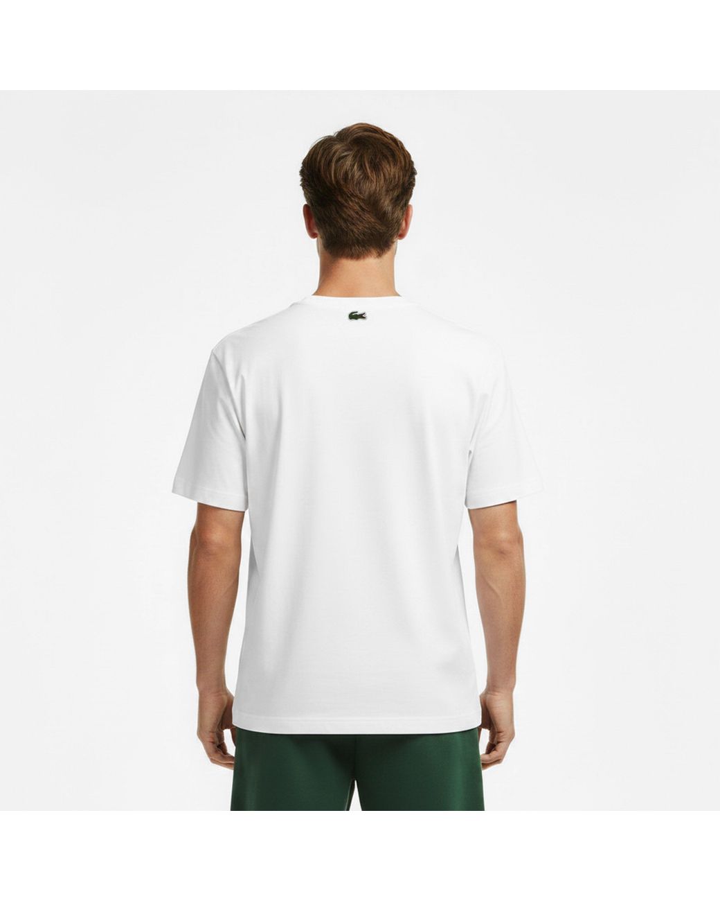 Lacoste White Small Logo T-Shirt for men