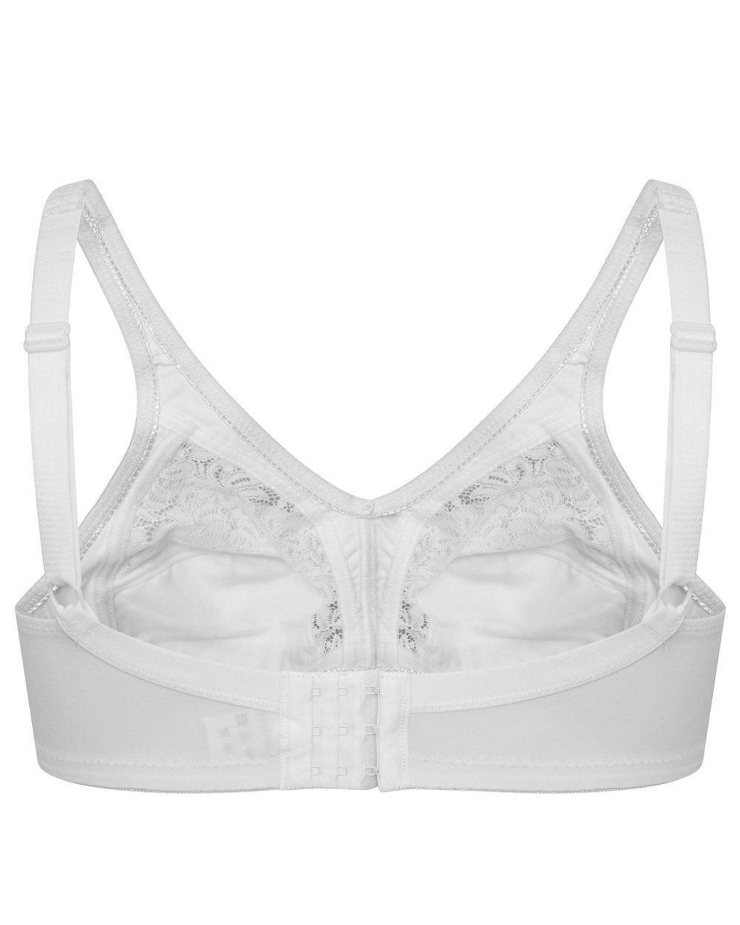 Valbonne White Lace Non Wired Softcup Bra