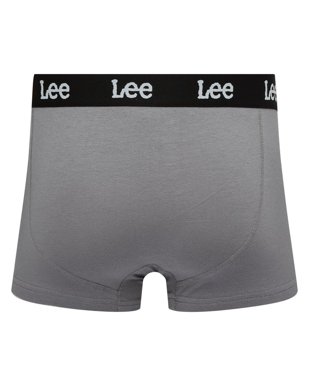 Lee Jeans Gray 3Pk Trunks Putney for men