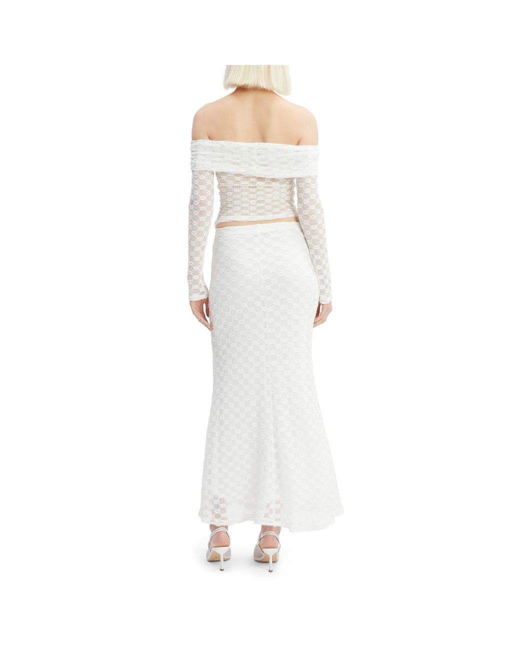 Bardot White Adoni Off The Shoulder Top