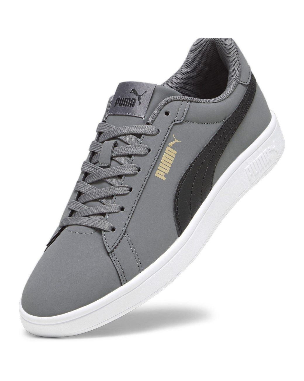 PUMA Gray Smash 3.0 Buck Low-Top Trainers for men
