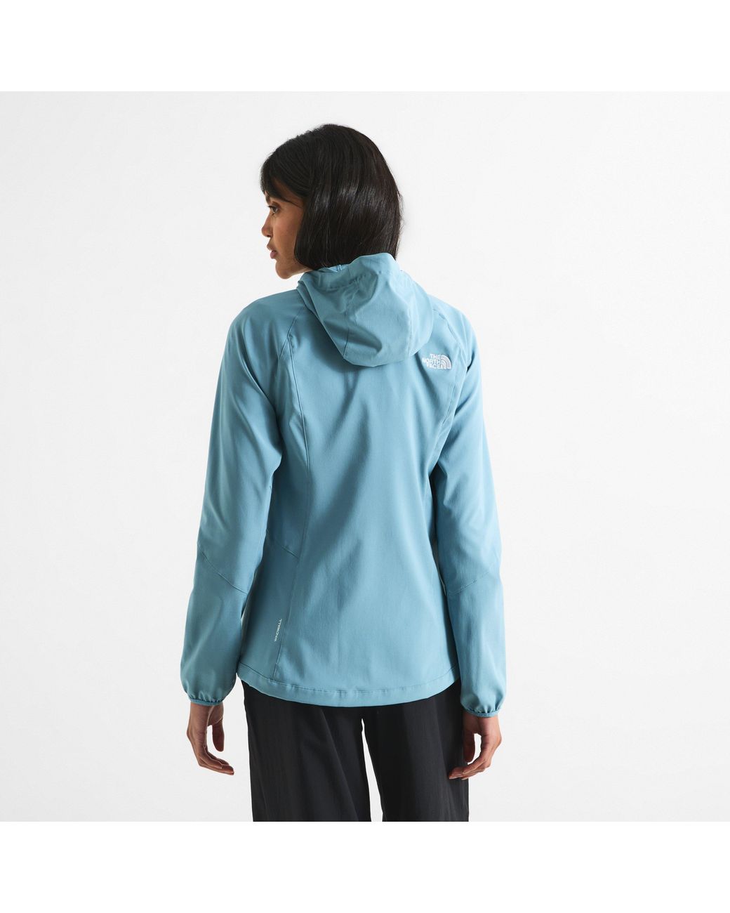 The North Face Blue Nimble Lightweight Weather-Resistant Softshell Jacket