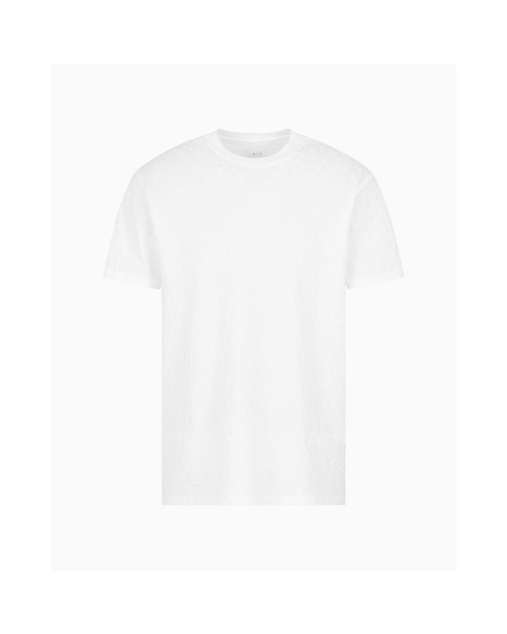 ARMANI EXCHANGE White Regular Fit T-Shirt for men
