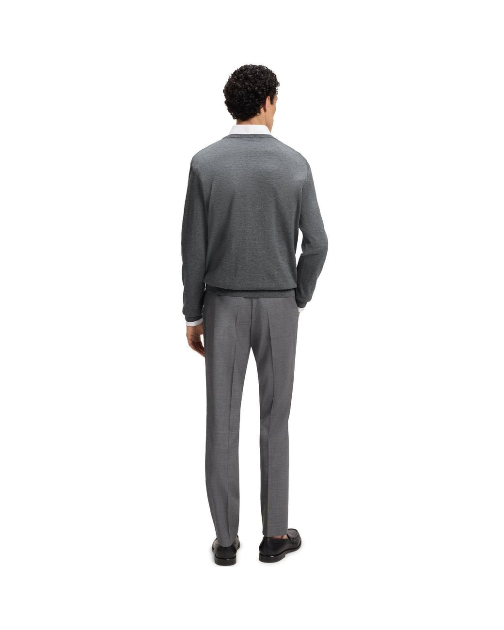 Boss Gray Melba P Knitted Top for men