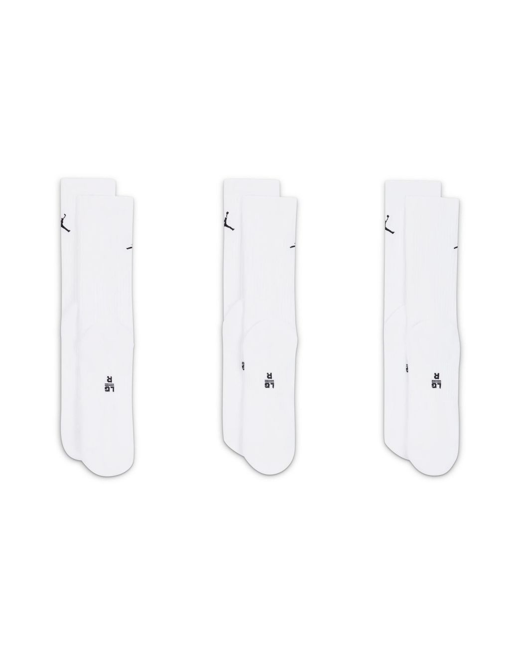 Nike White Everyday Crew Socks (3 Pairs)