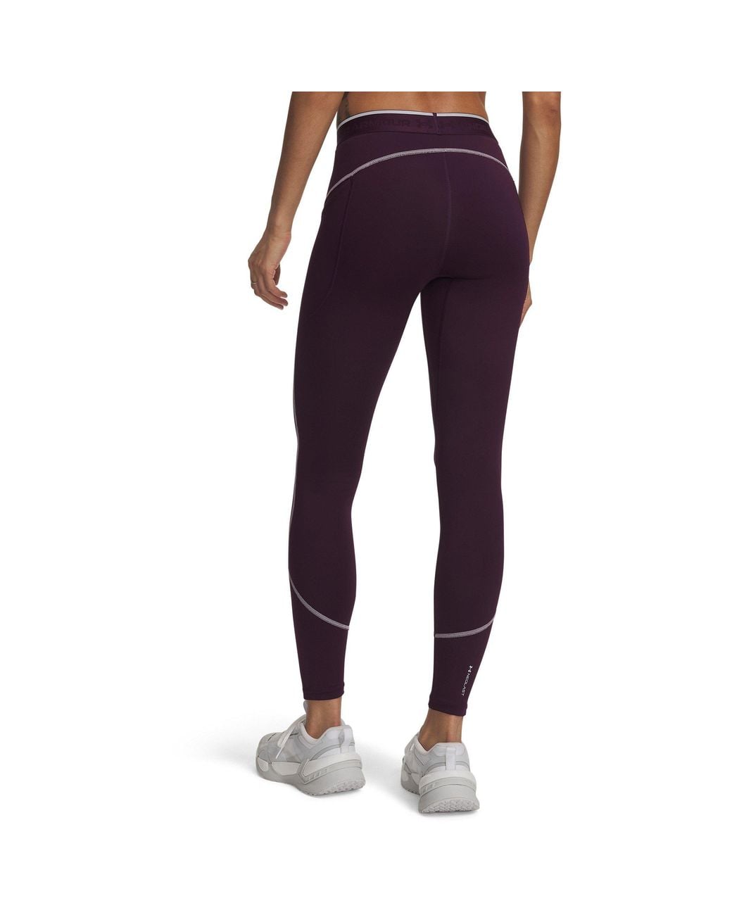Under Armour Purple Ua Coldgear Elt Leg Ld64