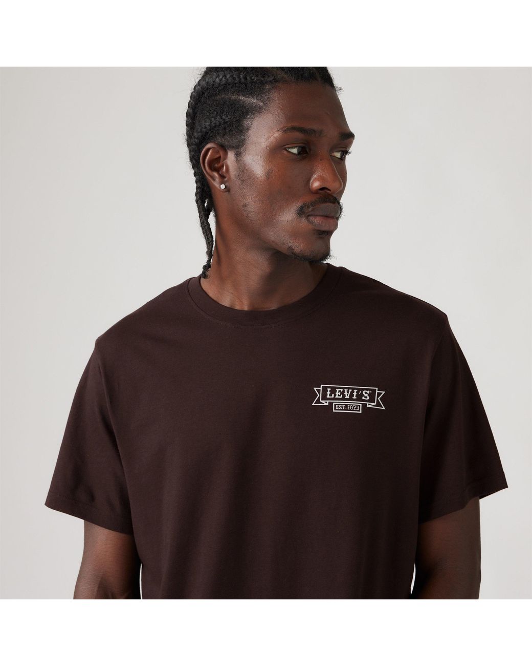 Levi's Purple Housemark Graphic T-Shirt for men