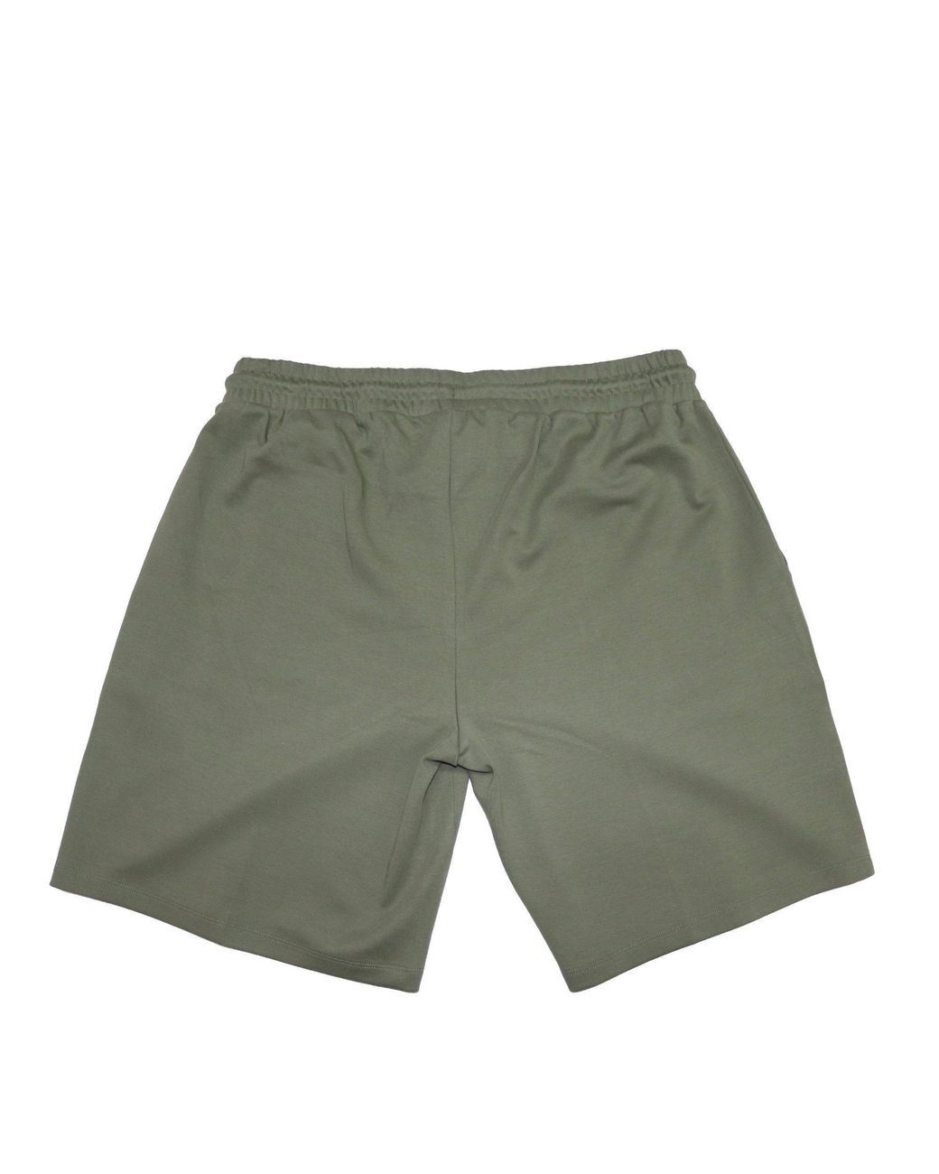 Aquascutum Green Fleece Jogger Shorts for men