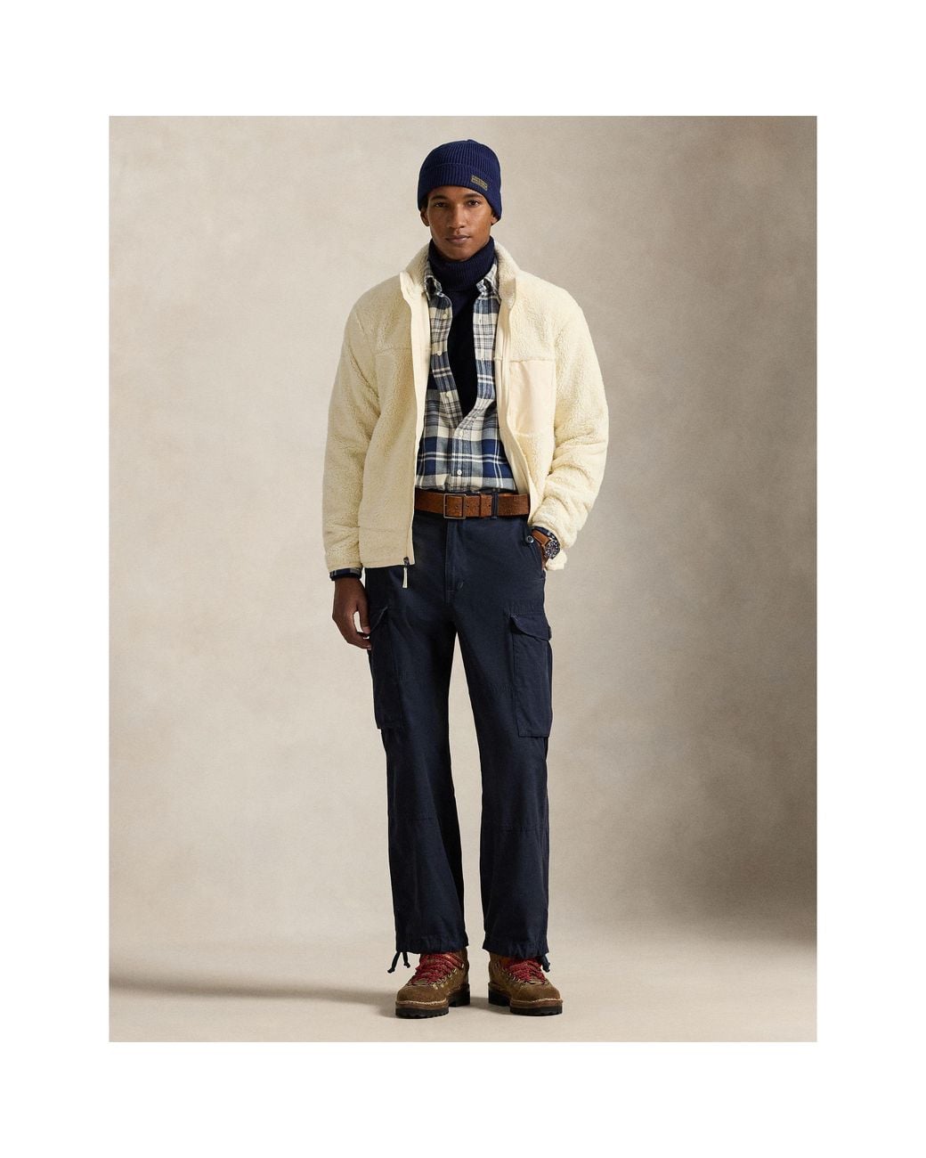 Polo Ralph Lauren Natural Hipile Full Zip Fleece for men
