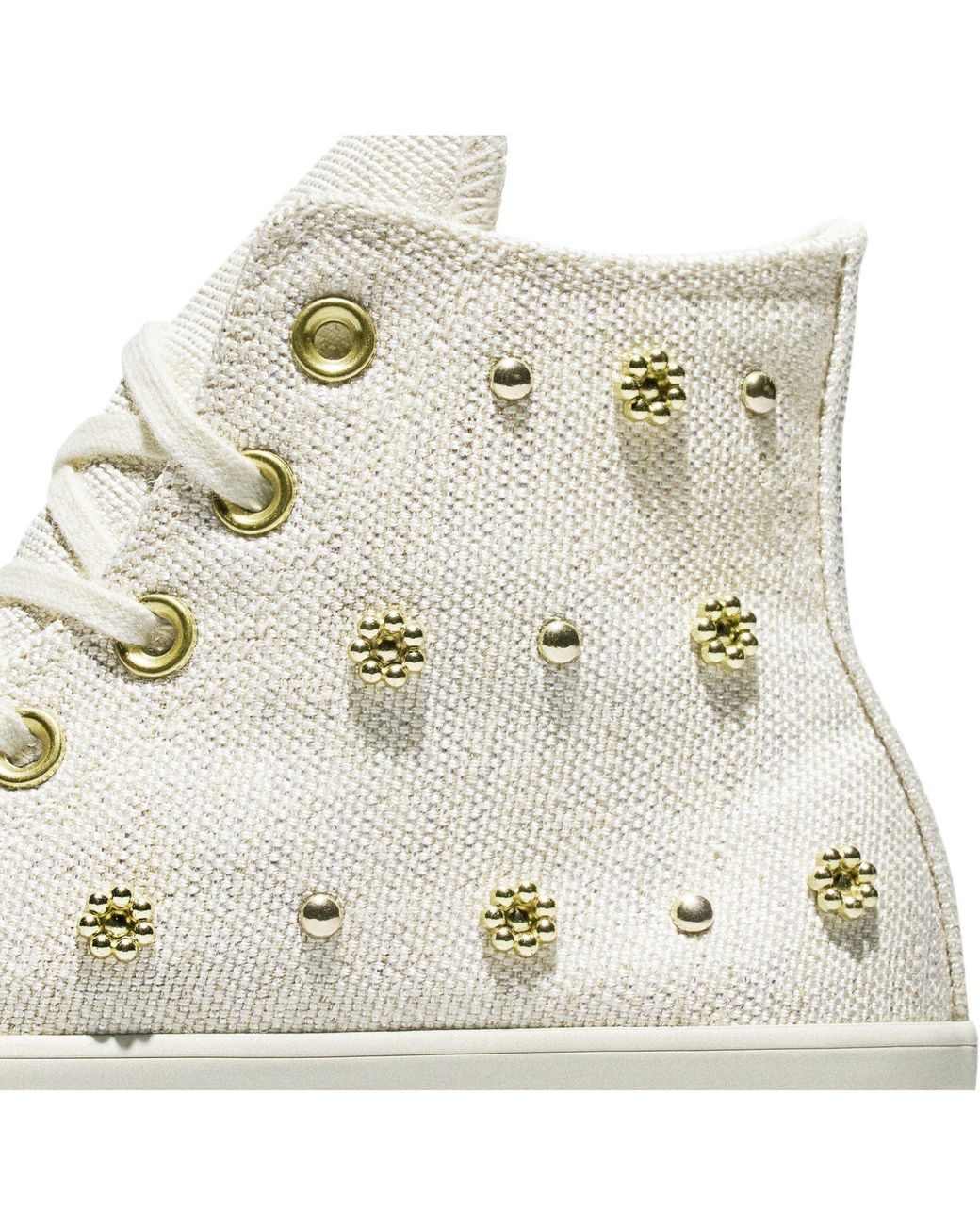 Converse White Canvas High-Top Trainers