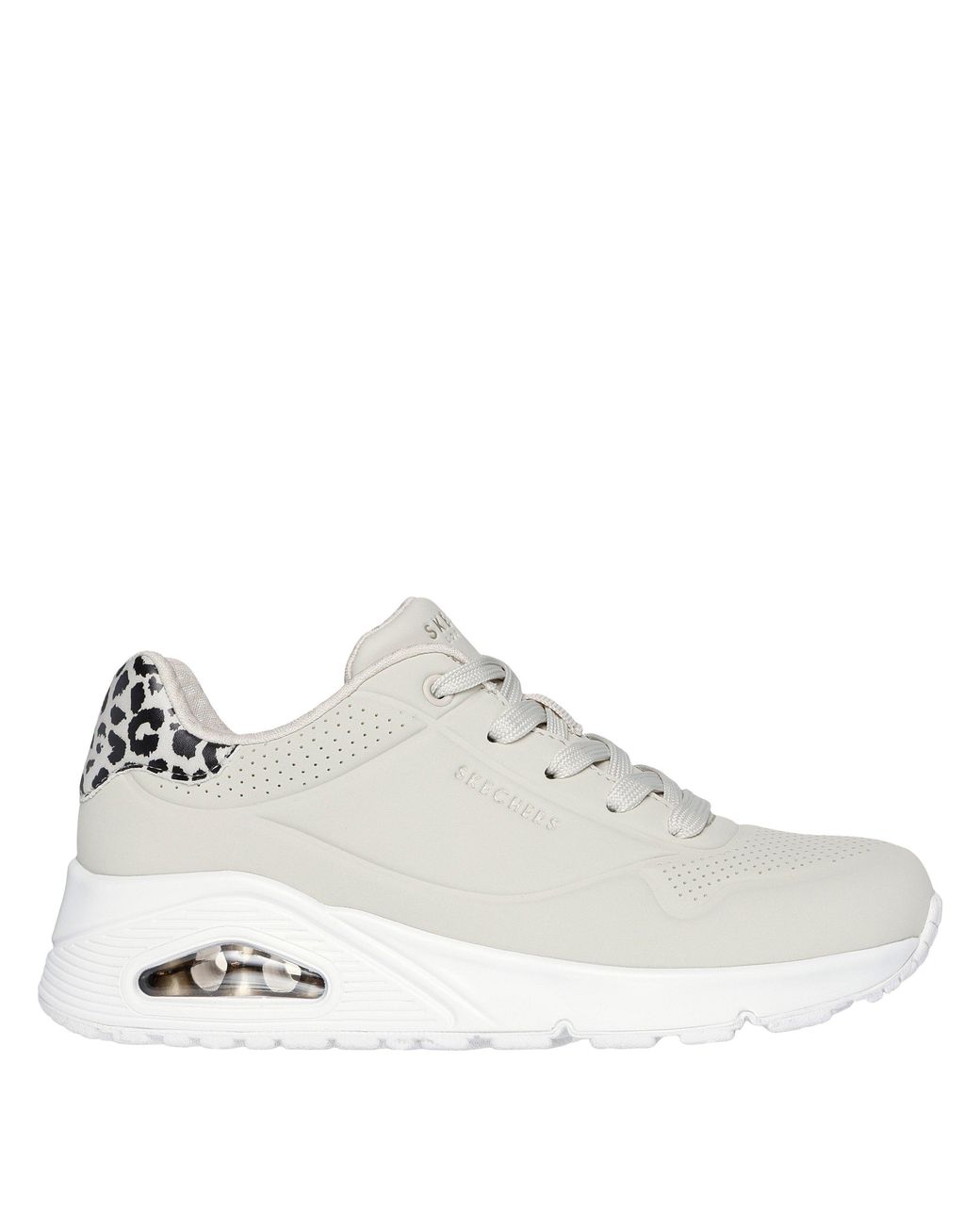 Skechers White Uno Stand On Air Trainers