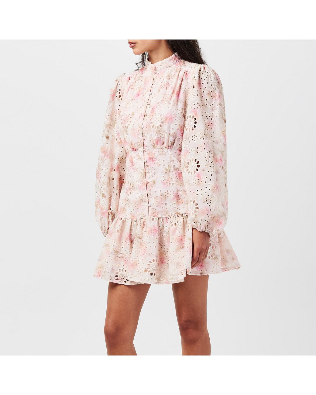 Bardot Pink Hendry Mini Shirt Dress