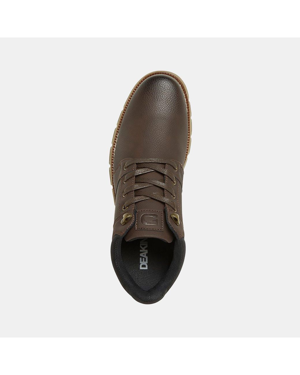 Deakins Brown Deaks Jordan Flat Ankle Boots for men