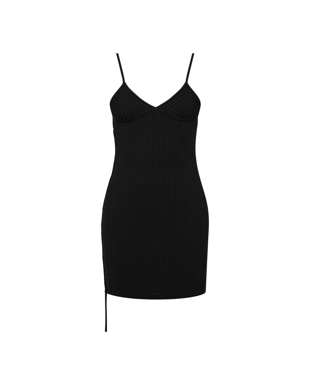 Off-White c/o Virgil Abloh Black Vanise Sl Mini Dress