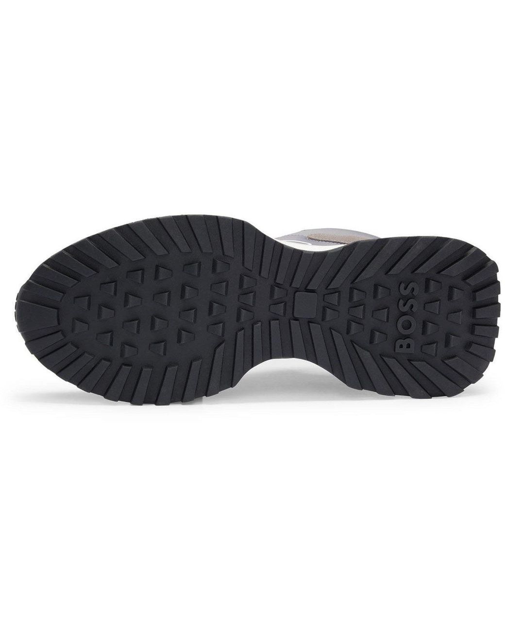 Boss Gray Jonah Runn Sdtx 10252308 01 Low-Top Trainers for men